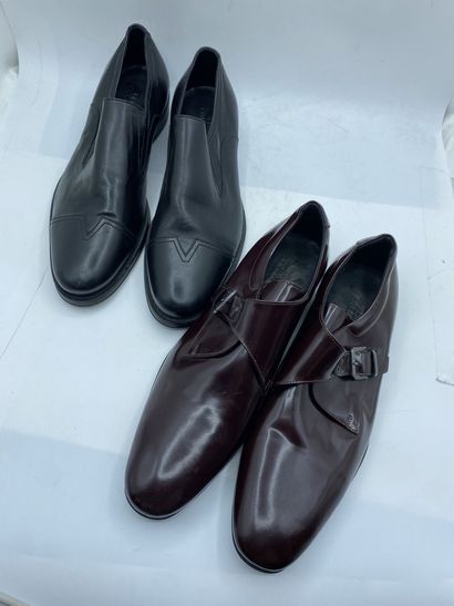 Set of 2 pairs of suit shoes VERSACE COLLECTION,...