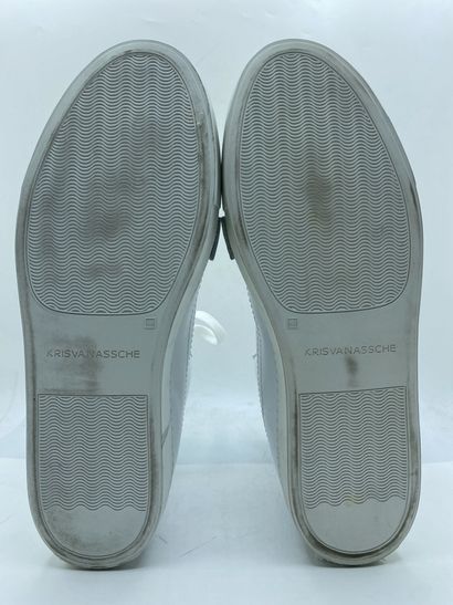 null KRISVANASSCHE, Pair of sneakers model "Sneakers with zip at the Back" white,...