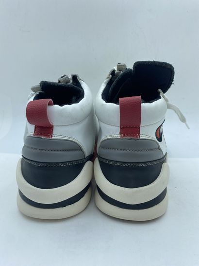 null CASBIA X CHAMPION, Pair of sneakers model "Calf Leather + Suede Atlanta" white,...