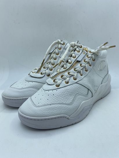 null CASBIA X CHAMPION, Pair of sneakers model "Calf Leather Atlanta" white, size...