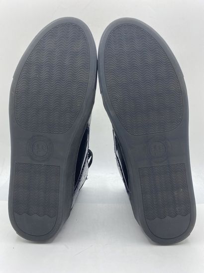 null PLUS FOOTWEAR, Pair of high top sneakers model "Storm" black and grey, size...