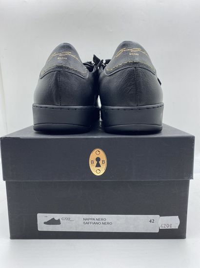 null BRUNO BORDESE, Pair of sneakers model "C722" black, size 42

New in their box...