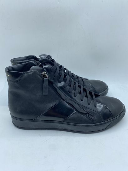 null BRUNO BORDESE, Pair of black high top sneakers, size 44

A pair of black and...