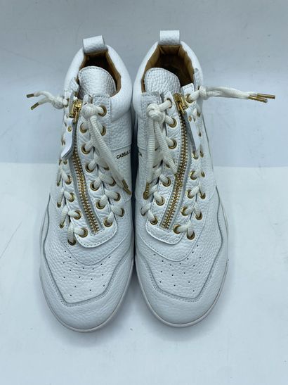 null CASBIA X CHAMPION, Pair of sneakers model "Calf Leather Atlanta" white, size...