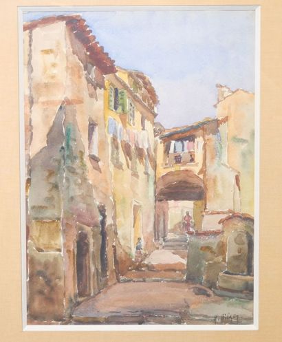 null Marcel BILGER (1891-1976)

Lanes of Provence

Watercolor on paper signed lower...