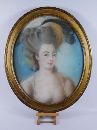 null French school of the 19th century

Portrait of a lady of quality with a pen...