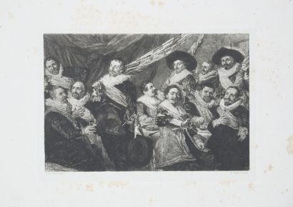 null Etchings after Frans Hals by William UNGER with a study on the master and his...