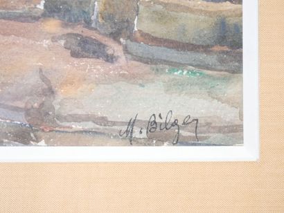 null Marcel BILGER (1891-1976)

Ruelles de Provence

Aquarelle sur papier signée...