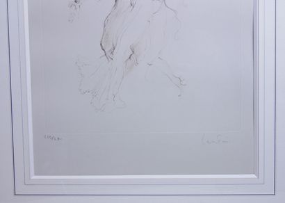 null Leonor FINI (1908-1996)

The couple of dancers 

Lithograph on paper numbered...