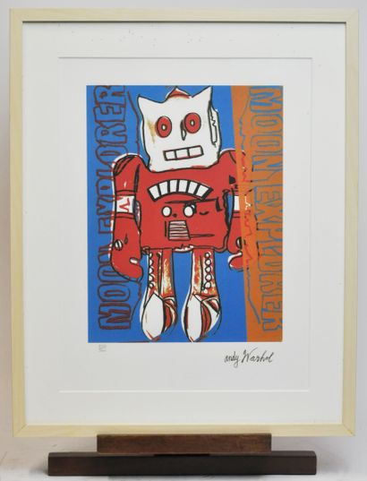 null Andy WARHOL (1928-1987)

The robot or "Moon explorer

Lithograph in color on...