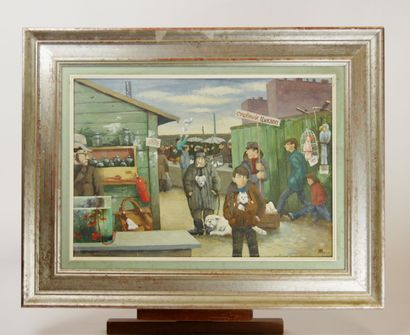 null Mikael IOURAVLIOV (Born in 1952)

The market with birds 

Oil on isorel signed...