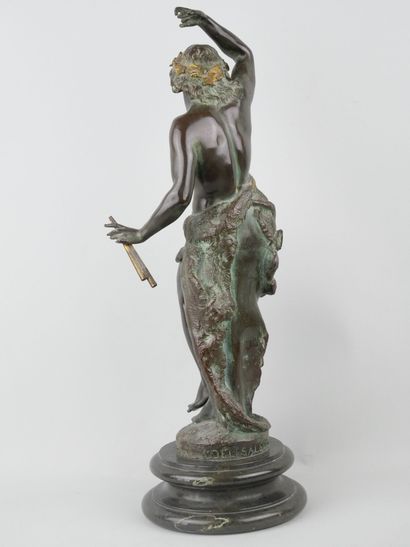 null Edouard-Henri DELESALLE (1823-1851) :

Flute player

Proof in bronze with brown...