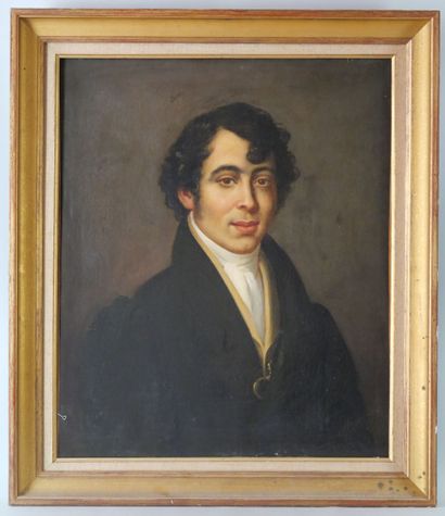 null French school circa 1830

Portrait of a man in bust

Canvas 

H : 64 cm

W :...