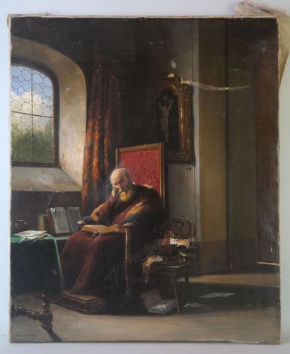 Charles CAIUS-RENOUX (1795 - 1846) 
Monk...