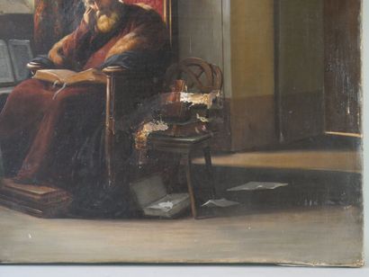 null Charles CAIUS-RENOUX (1795 - 1846)

Monk in his study

Canvas

Without frame

Height...