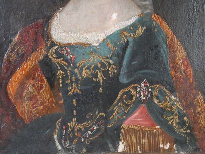 null École FRANCAISE vers 1700

Jeune princesse en robe brodée

Toile

Sans cadre

Hauteur...