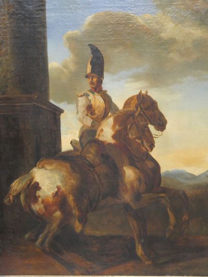 null French school of the XIXth century. After Théodore GÉRICAULT (1791-1824) 

Rider...