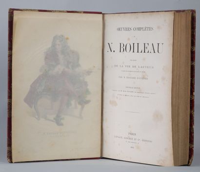 null BOILEAU (Nicolas). 

Complete works preceded by the life of the author according...
