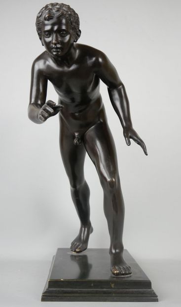 null POLLICE, Giuseppe (1833- ?) :

Wrestler

Proof in bronze with antique green...