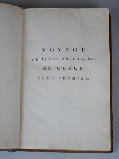 null BARTHELEMY (Jean Jacques)

Voyage du jeune Anacharsis en Grèce. Paris, de Bure,...