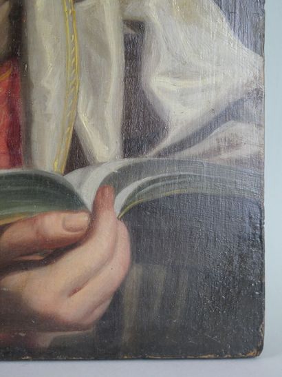 null Flemish school of the XVIIth around Jansens

Figure of a woman reading

Oak...