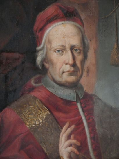null École ROMAINE du XVIIIème entourage de Ghezzi

Portrait du pape Clément XII

Toile...