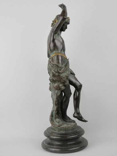 null Edouard-Henri DELESALLE (1823-1851) :

Flute player

Proof in bronze with brown...