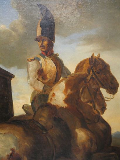null French school of the XIXth century. After Théodore GÉRICAULT (1791-1824) 

Rider...