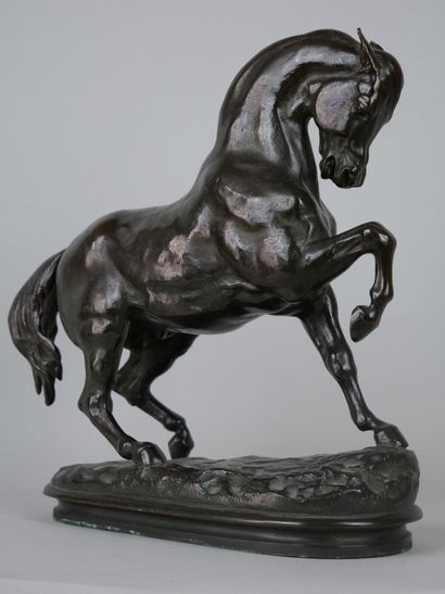 null BARYE, Antoine-Louis (1796-1875) : 

Turkish Horse n°2 (right front raised)

Proof...