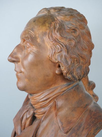 null MARTIN (French school of the 18th century):

Portrait of a man in bust

Sculpture...
