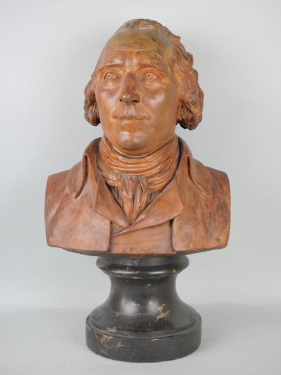 null MARTIN (French school of the 18th century):

Portrait of a man in bust

Sculpture...