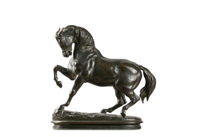 null BARYE, Antoine-Louis (1796-1875) : 

Turkish Horse n°2 (right front raised)

Proof...