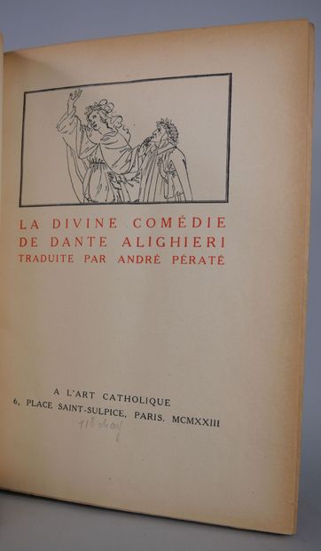 null DANTE (Alighieri, Durante Degli Alighieri dit). La Divine Comédie

Paris, L'art...