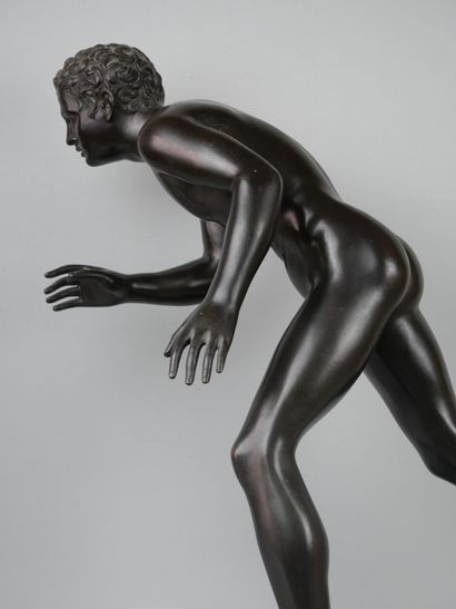 null POLLICE, Giuseppe (1833- ?) :

Wrestler

Proof in bronze with antique green...
