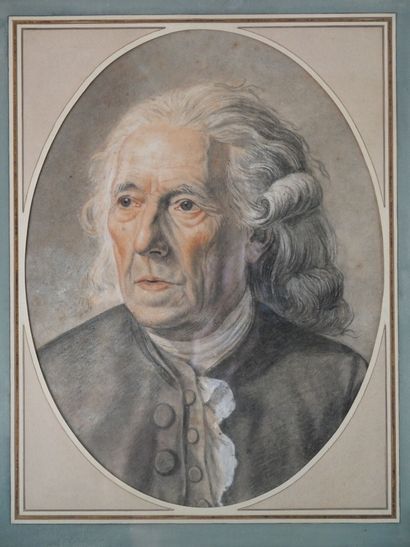 null French school of the end of the 18th century

Portrait of a man

Black pencil,...