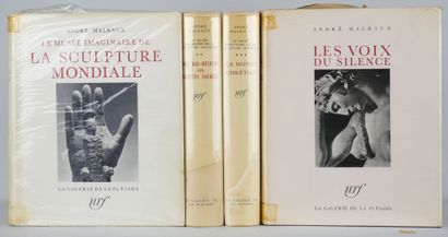 null MALRAUX (André) 

Suite de 4 volumes comprenant : 

Le musée imaginaire de la...