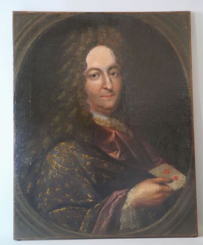 null École FRANCAISE du XVIIIème

Portrait d'homme tenant une lettre

Toile ovale...