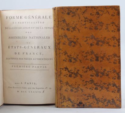 null (FRENCH REVOLUTION) 

General and particular form of the Convocation and the...