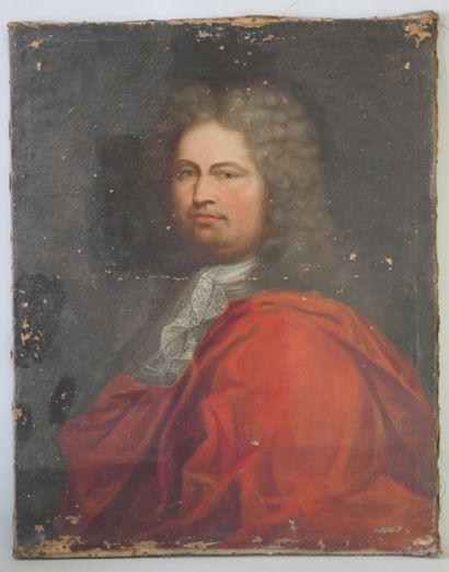 null FRENCH SCHOOL circa 1720

Portrait of a man in a red coat

Original canvas

Without...