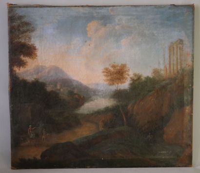 null FRENCH SCHOOL circa 1800

Animated landscape

Original canvas

Without frame

Height...