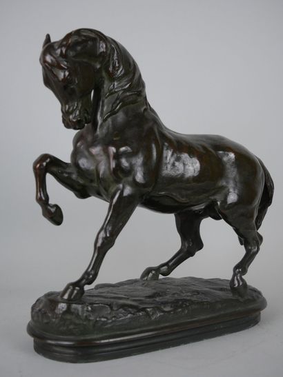 null BARYE, Antoine-Louis (1796-1875) : 

Cheval turc n°2 (antérieur droit levé)

Épreuve...
