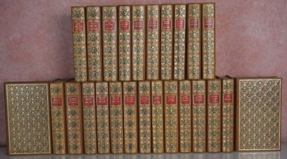 null Collection " Mémoires pittoresques et libertins ". 25 volumes, publisher's bindings....