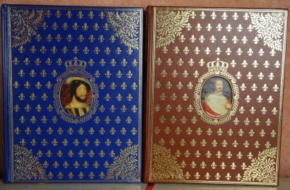 null Collection " Kings, Queens of France and important personalities " 23 volumes,...