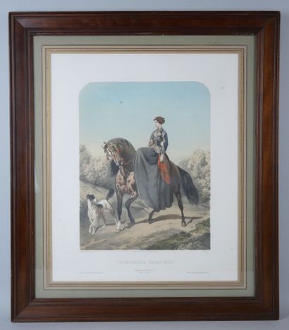 After Alfred de DREUX (1810-1860)

Equestrian...