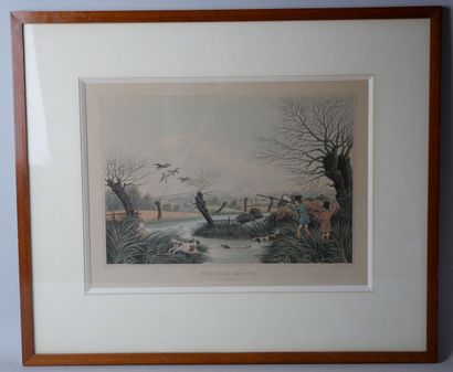 null After Robert II HAVELL (1793-1878) 

"Partridge shooting near Windor" and "Wild...