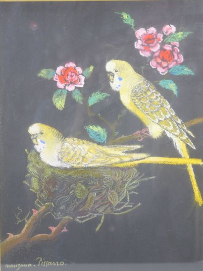 null Georges MANZANA-PISSARRO (1871-1961)

Parakeets on the branch of a rose tree...