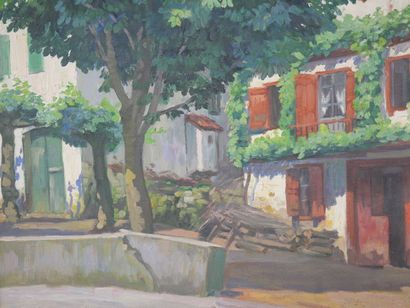 null Ignace François BIBAL (1878-1944)

Village of the Basque Country in the shade...