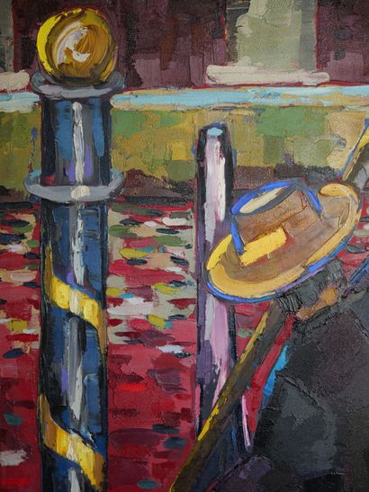 null School of the XXth century

The gondolier 

Oil on canvas signed Bruno 04 lower...