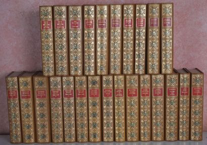 null Collection « Mémoires pittoresques et libertins ». 25 volumes, reliures éditeurs....