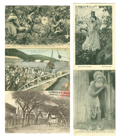 null 45 CARTES POSTALES TAHITI & ILES MARQUISES: Editeur Gauthier. Dont "Tahitienne...